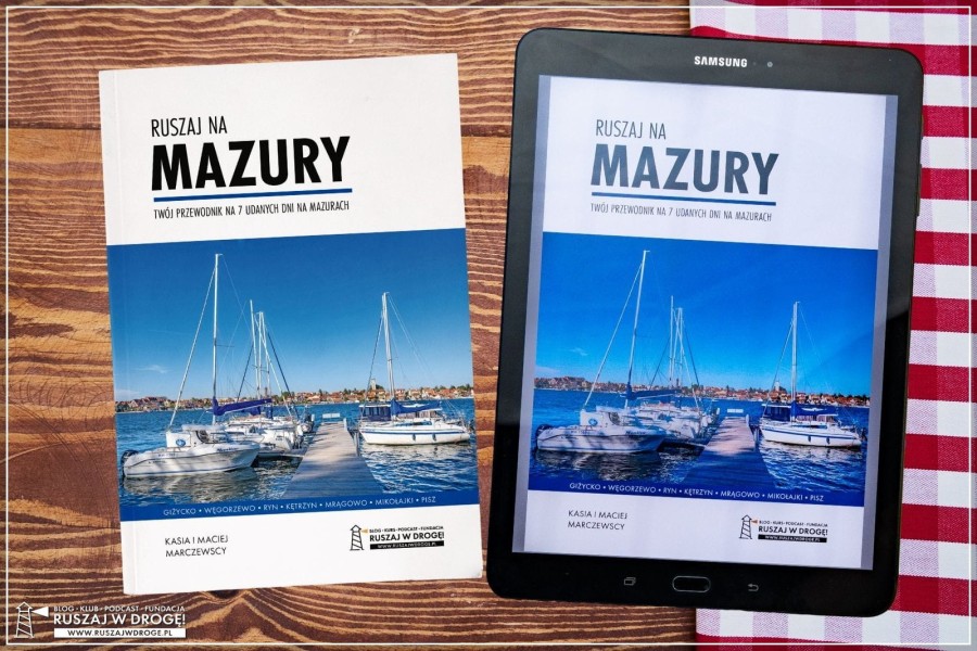 Przewodnik po Mazurach w zestawie ★ Ruszaj na Mazury (e-book PDF + książka) ★ Promocja 