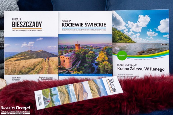 Przewodnik turystyczny po Bieszczadach, Kociewiu i Zalewie Wislanym