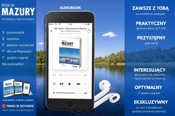 Audiobook-Ruszaj-na-Mazury-Kasia-Maciej-Marczewscy-zalety
