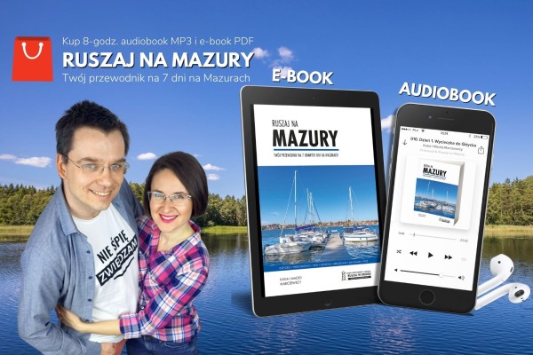 Zestaw-Mobilny-Przewodnik -po-Mazurach-PDF-Audiobook-Ebook-Ruszaj-na-Mazury-Kasia-Maciej-Marczewscy
