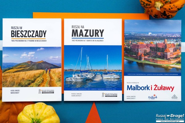 Przewodniki turystyczne ★ Przewodnik po Bieszczadach i po Mazurach ★ GRATIS: Malbork i Żuławy