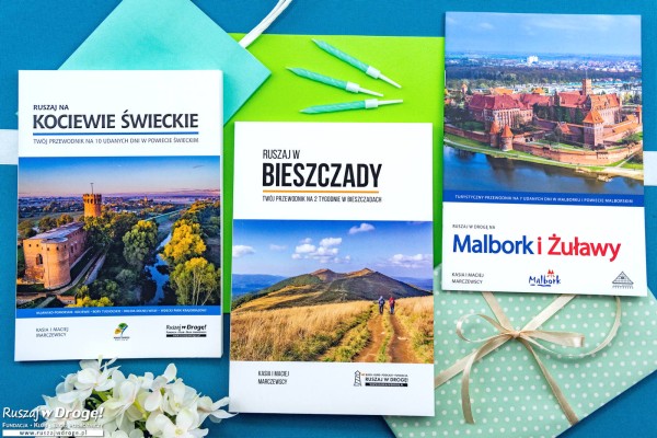 Przewodniki turystyczne po Bieszczadach Zulawach Kociewiu