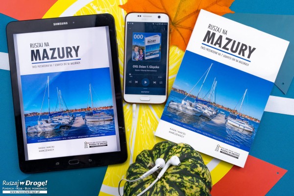 Przewodnik zestaw Mazury: książka, e-book i audiobook Ruszaj na Mazury