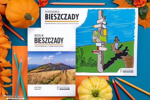 Pokoloruj Bieszczady + Ruszaj w Bieszczady ★ Bieszczady z dzieckiem ★ rodzinne wakacje