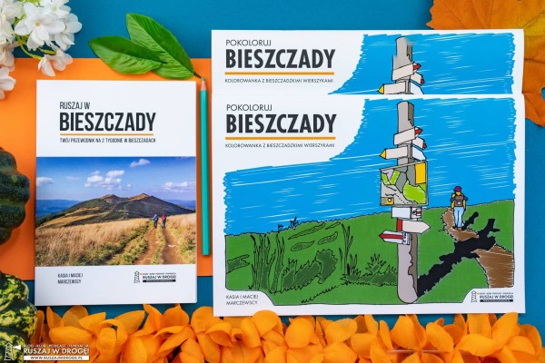 2× Pokoloruj Bieszczady + Ruszaj w Bieszczady ★ Bieszczady z dziećmi ★ rodzinne wakacje