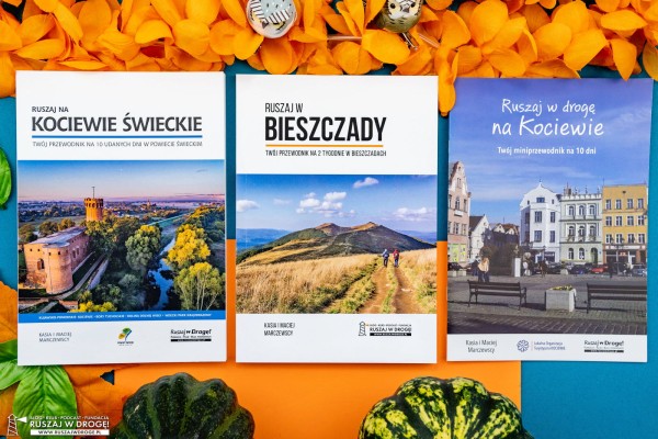 Przewodnik turystyczny po Bieszczadach i przewodnik po Kociewiu