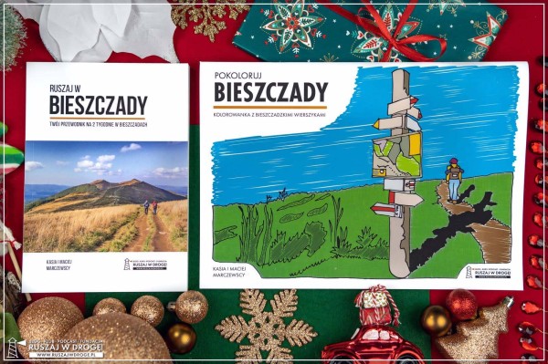 Przewodniki Bieszczady z dzieckiem Ruszaj w Bieszczady i Pokoloruj Bieszczady
