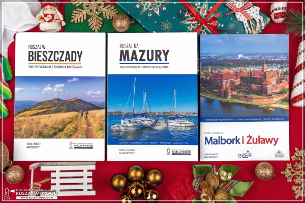 Ruszaj w droge, przewodniki książka po Mazurach, Bieszczadach i Żuławach
