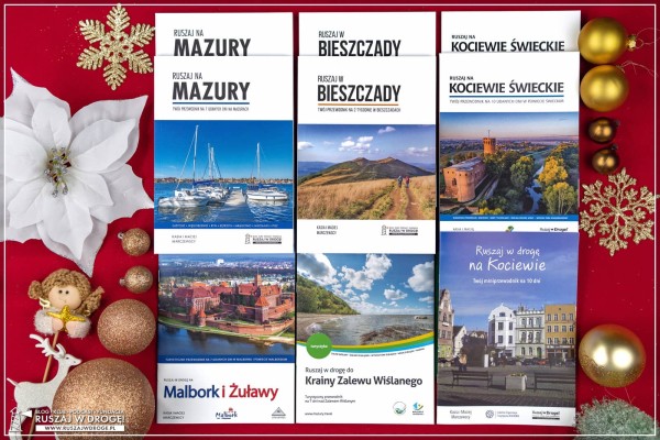 Zestaw przewodników na prezent dla turysty