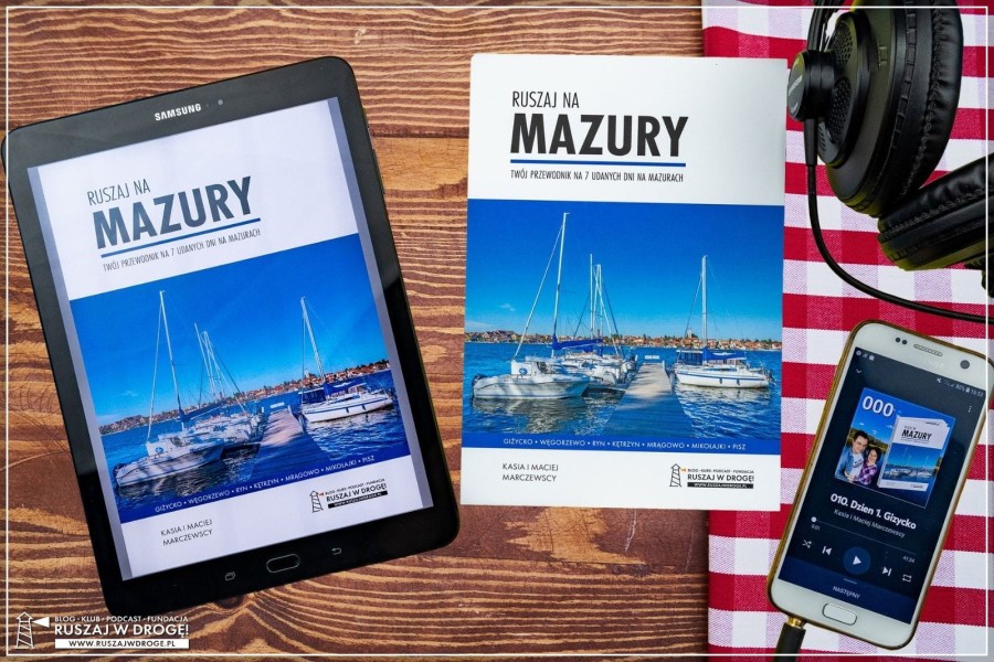 Ruszaj na Mazury ★ Książka o Mazurach + audiobook MP3 + e-book PDF