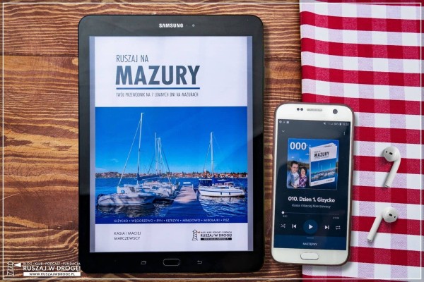 Przewodnik MP3 po Mazurach ★ Ruszaj na Mazury (audiobook + e-book PDF) ★ Ekspresowa dostawa