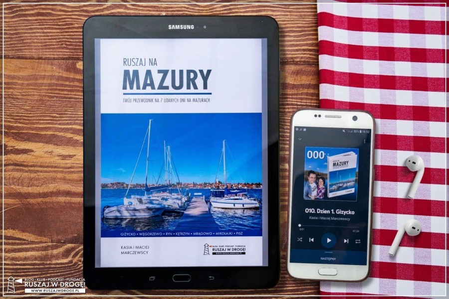 Przewodnik MP3 po Mazurach ★ Ruszaj na Mazury (audiobook + e-book PDF) ★ Ekspresowa dostawa