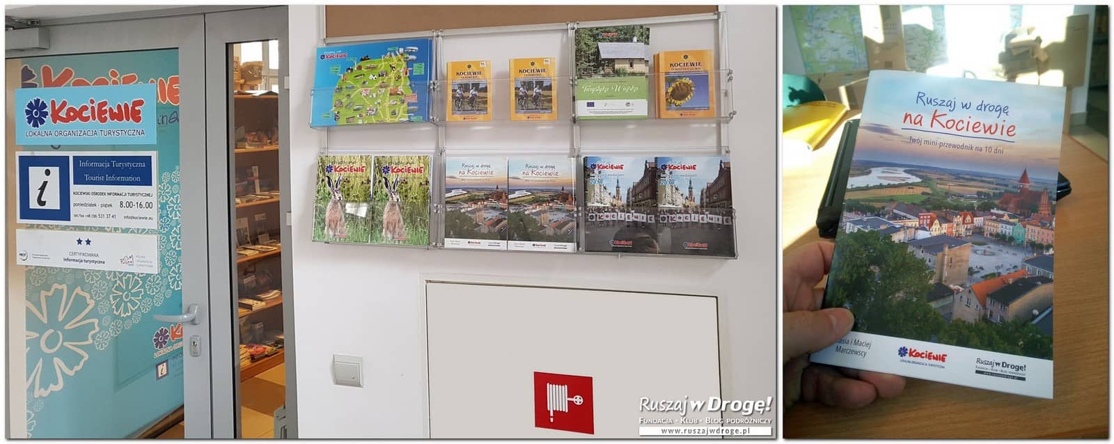 Przewodnik Ruszaj w drogę na Kociewie w Informacji Turystycznej w Tczewie